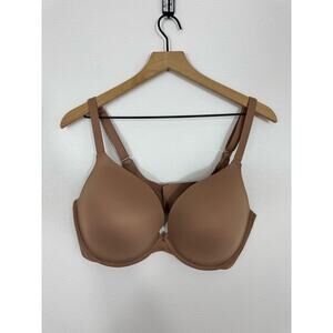 SKIMS Fits Everybody Push-Up Bra 40DD Sienna Nude Wireless Supportive New